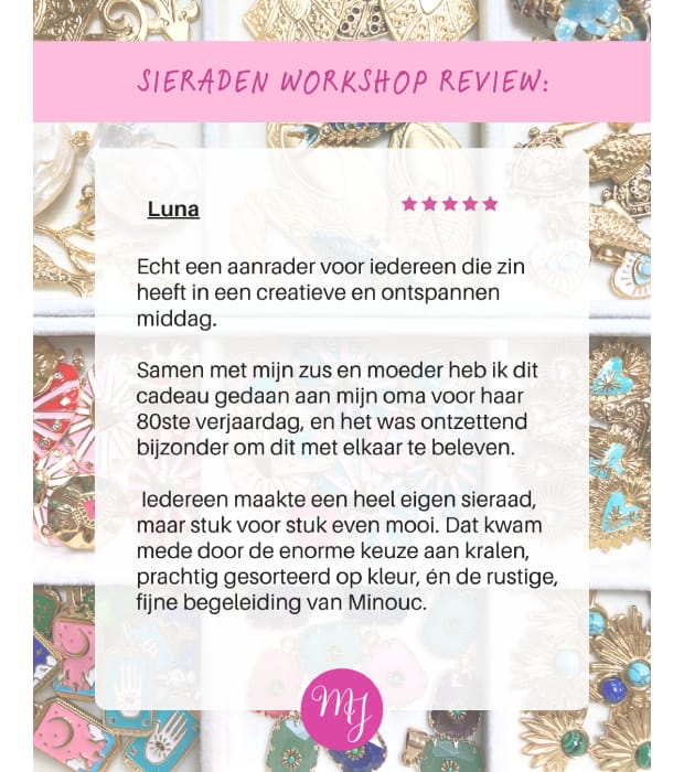 Workshop Sieraden Maken voor 2 personen review 6