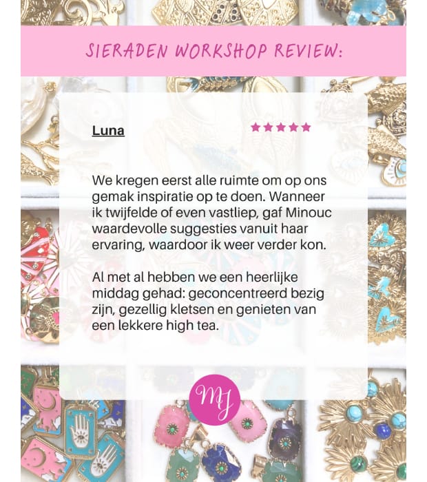 Workshop Sieraden Maken voor 2 personen review 6a