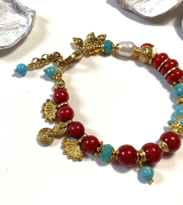 donkerrode armband 6