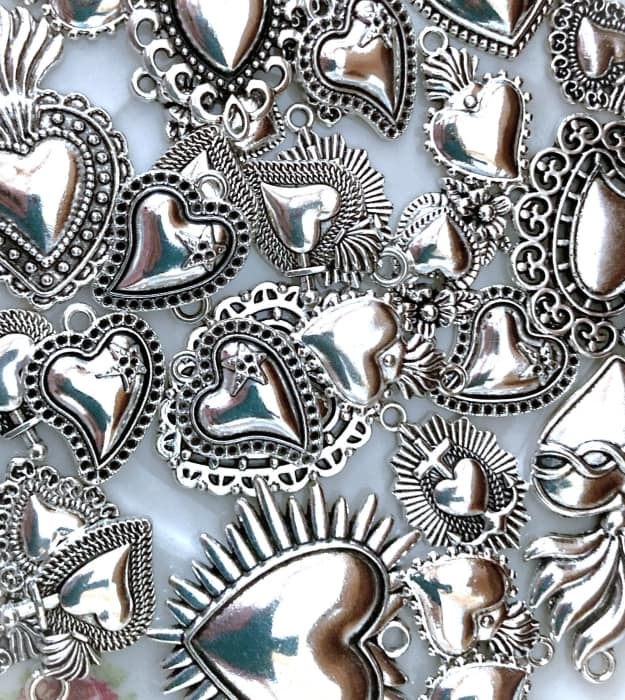 bedels zilver Mexicaans hart