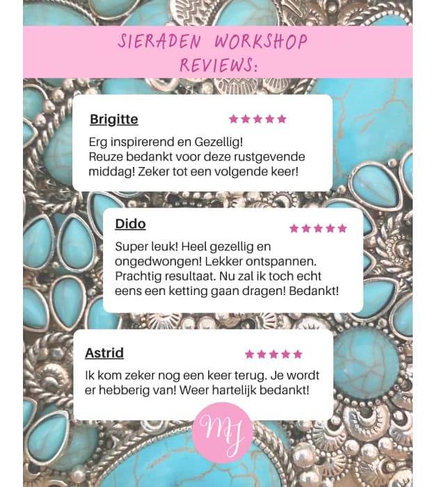 Workshop Sieraden Maken voor 2 personen