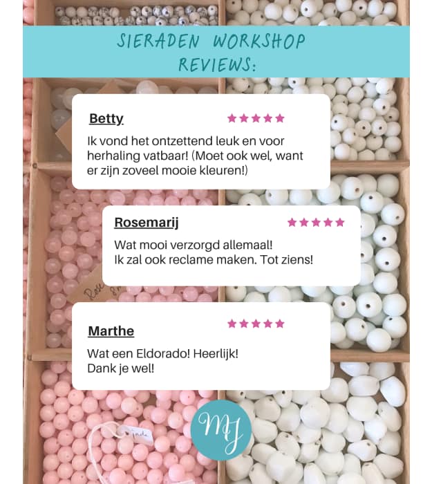 Workshop Bedelketting Maken voor 2 personen