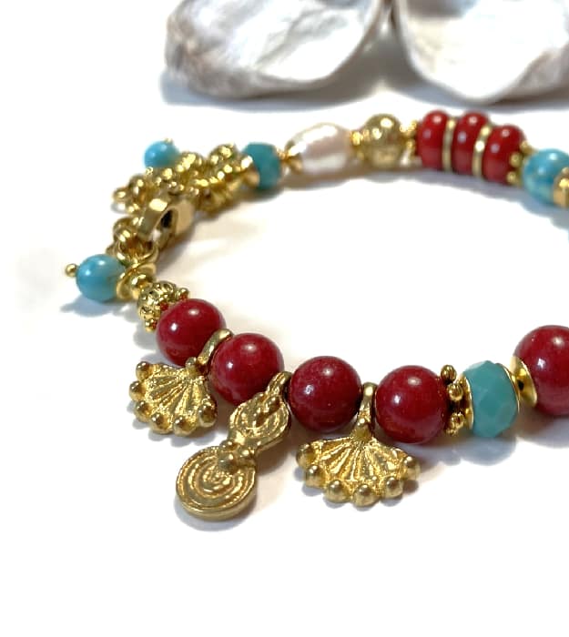 donkerrode armband 5