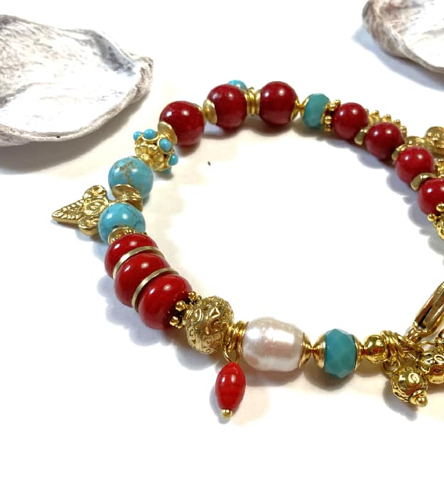 donkerrode armband 4