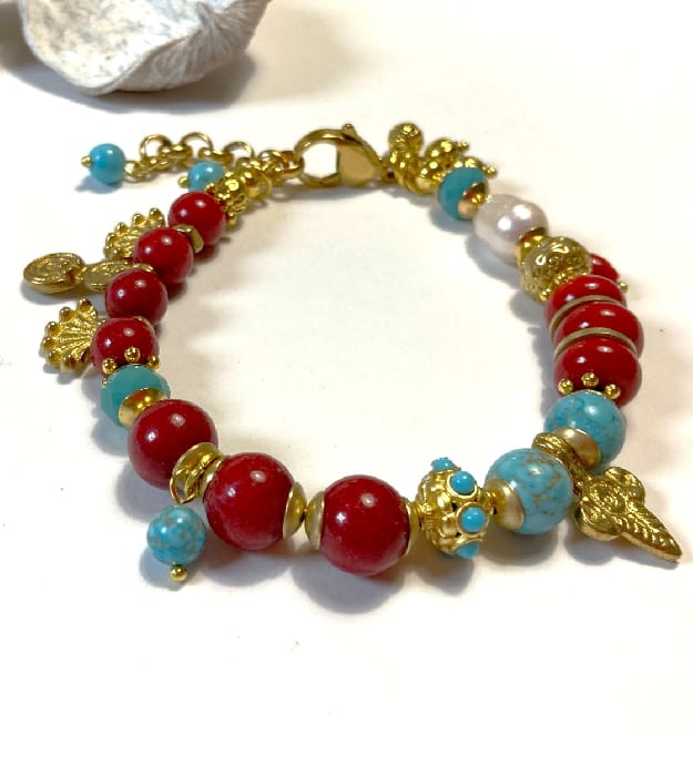 donkerrode armband 2