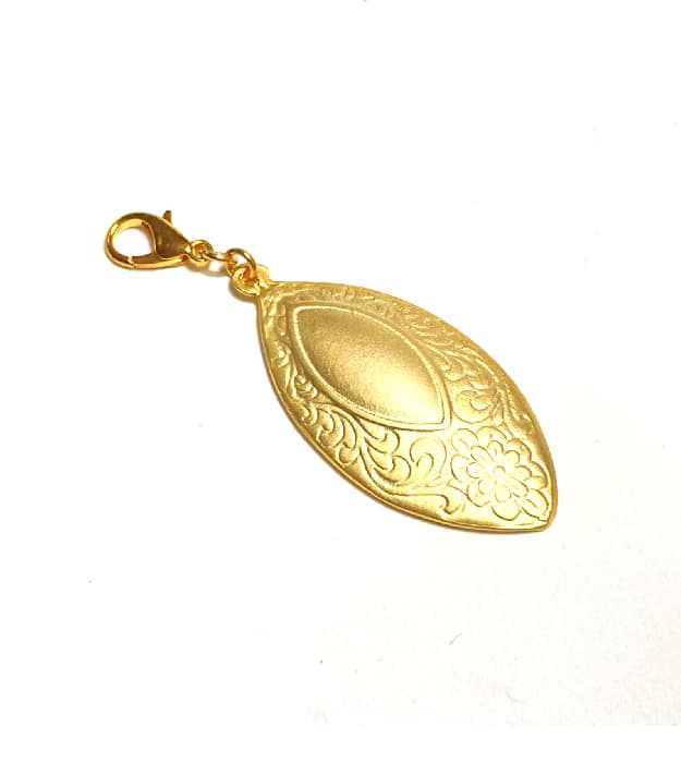 Mat vergulde hanger voor ketting - Afbeelding 3