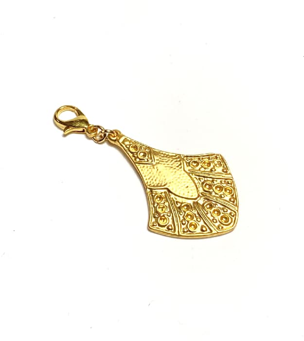 Mat vergulde boho hanger - Afbeelding 2