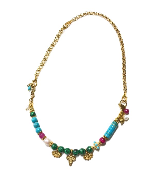 Ketting Verlengstuk 'Paperclip' van verguld RVS 22cm - Afbeelding 3